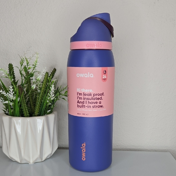 owala Other - NWT Owala FreeSip Stainless Steel Water Bottle 40oz Color: Blue Jay